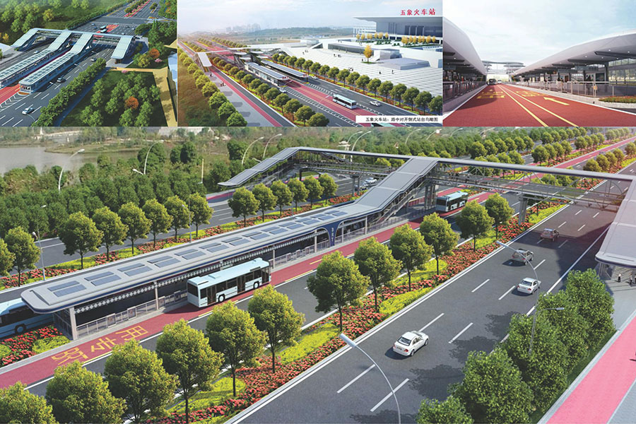 南寧快速公交(BRT)二號線鋼結構項目